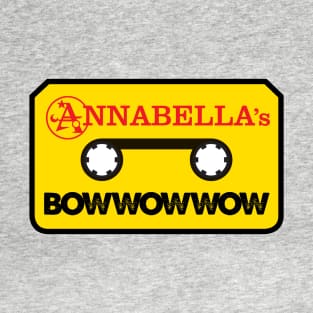 Annabella's Bow Wow Wow Cassette Logo OFFICIAL MERCH T-Shirt T-Shirt